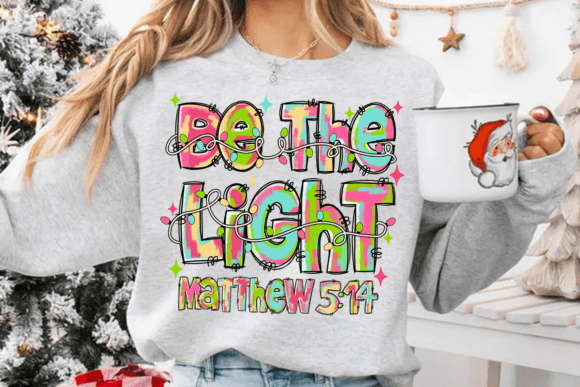 Be the Light Christmas PNG for Illustrations