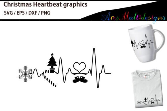 Christmas Element Heartbeat Illustrations Review