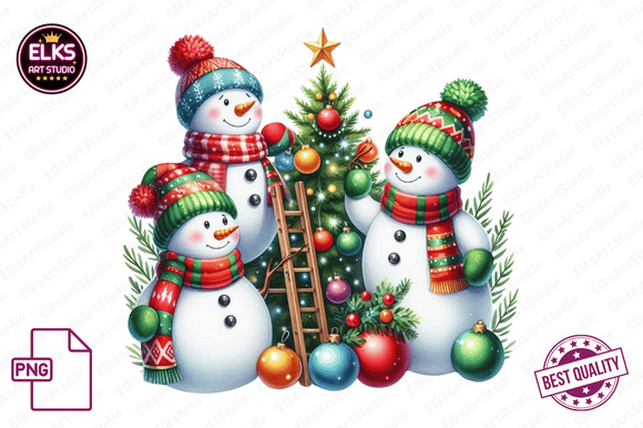 Christmas Snowman, Funny Christmas Png: Illustrations Review