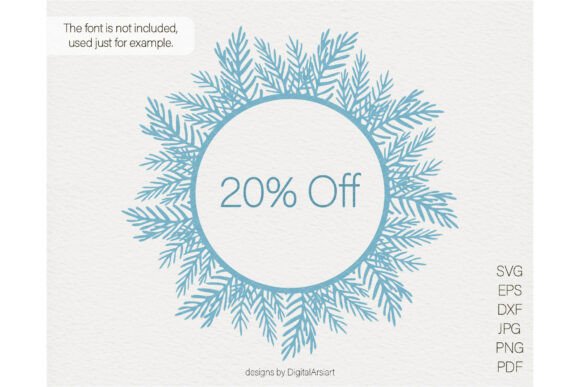 Christmas Tree Frame Svg: Festive Illustrations