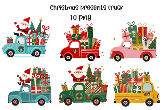 Christmas Truck Clipart: Pro Illustrations Review