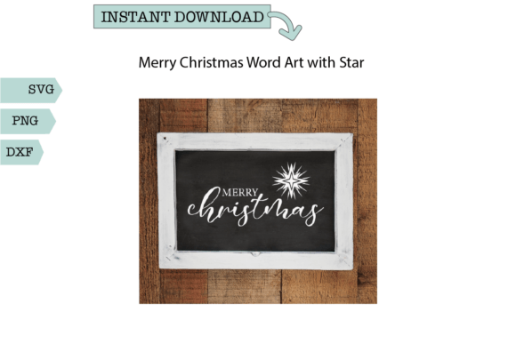 Christmas Word Art: Star Illustrations Review