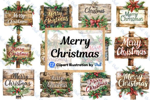 Merry Christmas Wood Sign Clipart: Pro Review