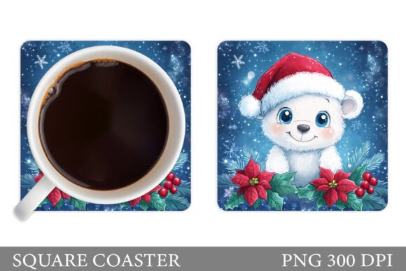 Review: Christmas Bear Coaster Sublimation Design