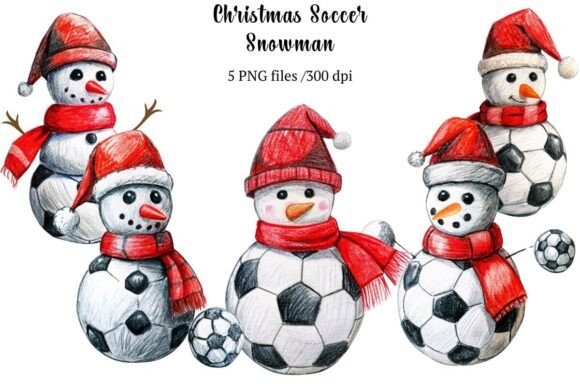 Review: Christmas Soccer Snowman Design