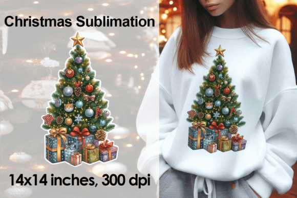 Review: Christmas Tree Sticker Sublimation Illustrations