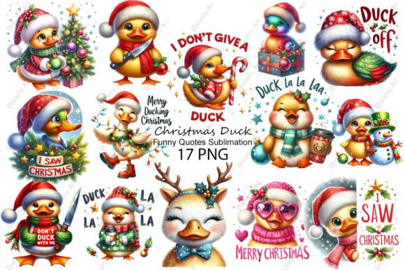 Review: Funny Christmas Duck Quotes Sublimation for Embroidery