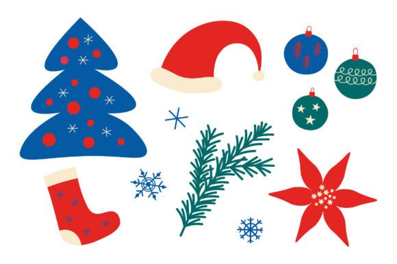 Review: Vector Christmas Set with Winter Items