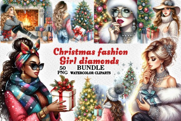 Reviewing the Christmas Fashion Girl Diamonds PNG
