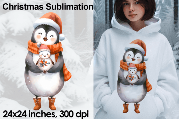 Watercolor Christmas Penguin Sublimation: A Seller's Review